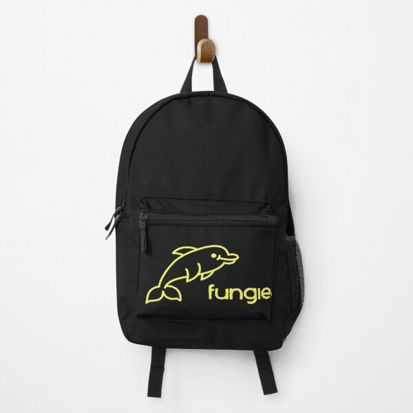 Item preview, fungie the dolphin klub yellow on black designed and sold by Flirt-Teez.