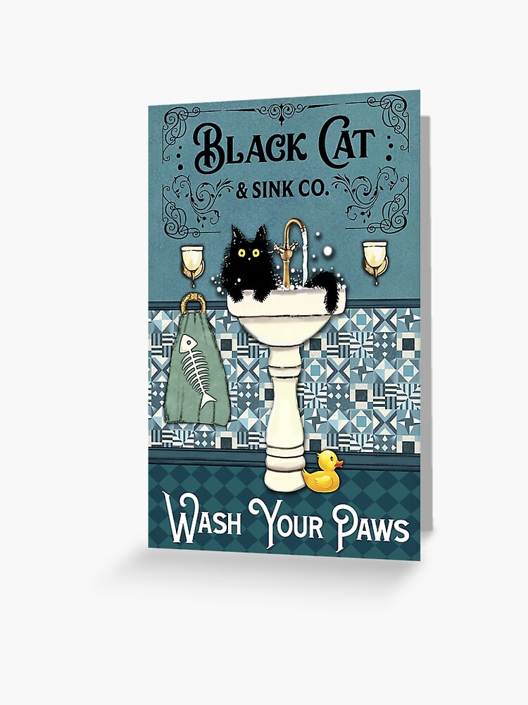 Send Love Black Cat Envelopes Washi