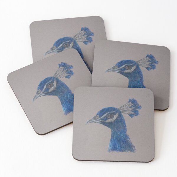 Item preview, Realistic Peacock Portrait designed and sold by LucyJoan.
