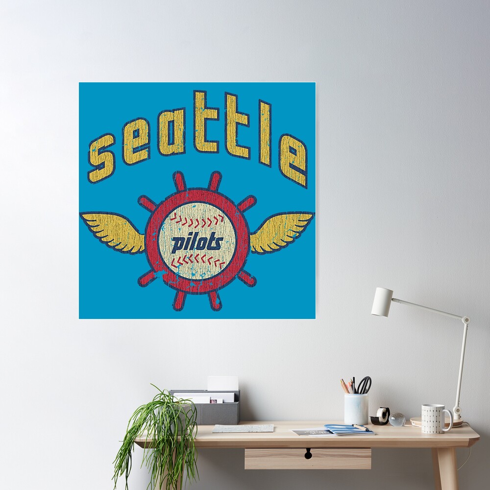 Seattle Pilots Baseball Vintage Poster for Sale by Veyron164xs