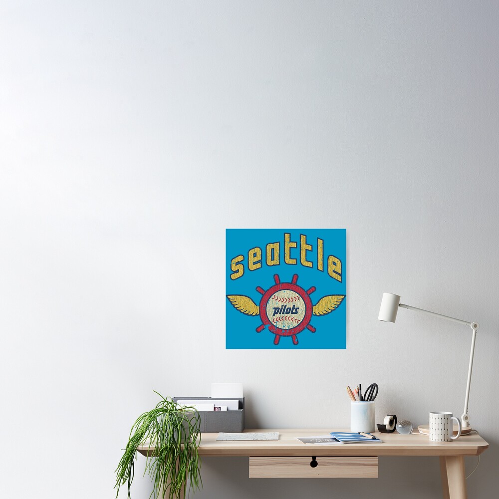 Seattle Pilots Baseball Vintage Poster for Sale by Veyron164xs