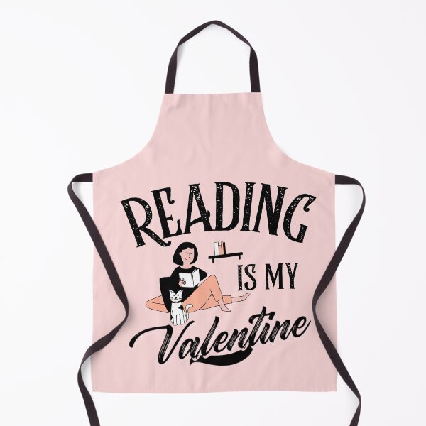 Item preview, Reading is my valentine Sticker Design designed and sold by PositiveStudio.