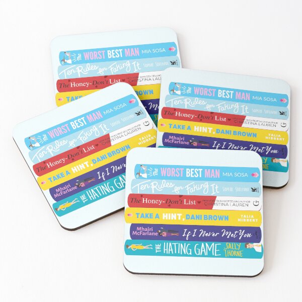 Item preview, Contemporary Romance Book Stack- Workplace Romance Books designed and sold by erinaceous.