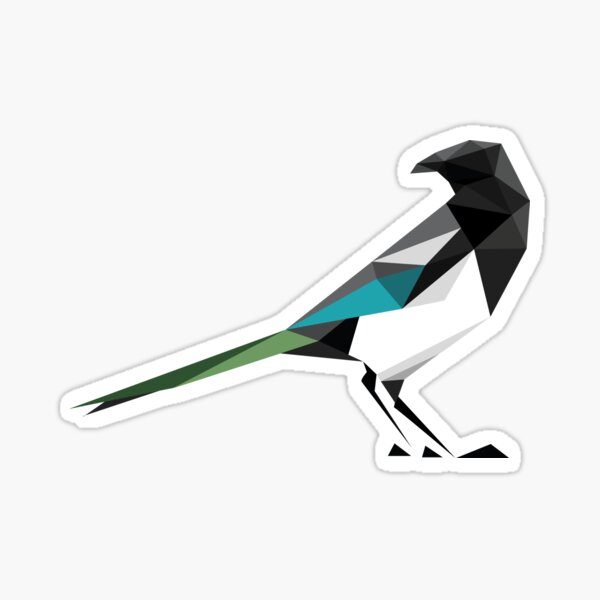 Item preview, Geometric Magpie designed and sold by Steph McPaul.