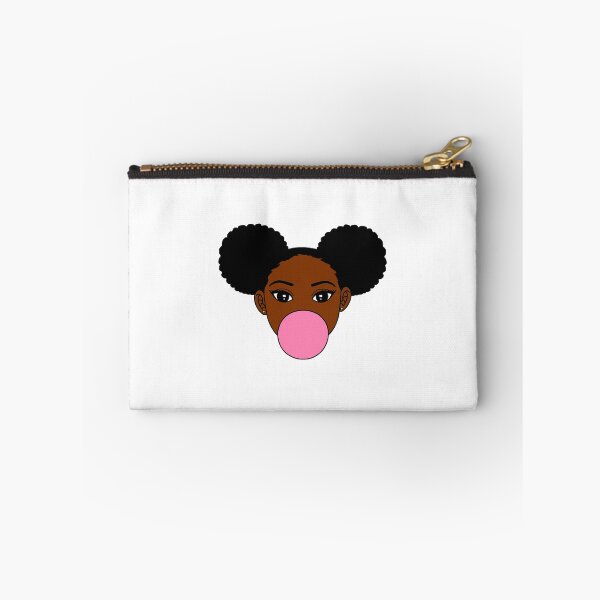 Item preview, Black Girl With Afro Puffs and Bubble Gum designed and sold by Deanna McRae.