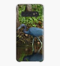 Little Blue Heron Reflection Case/Skin for Samsung Galaxy