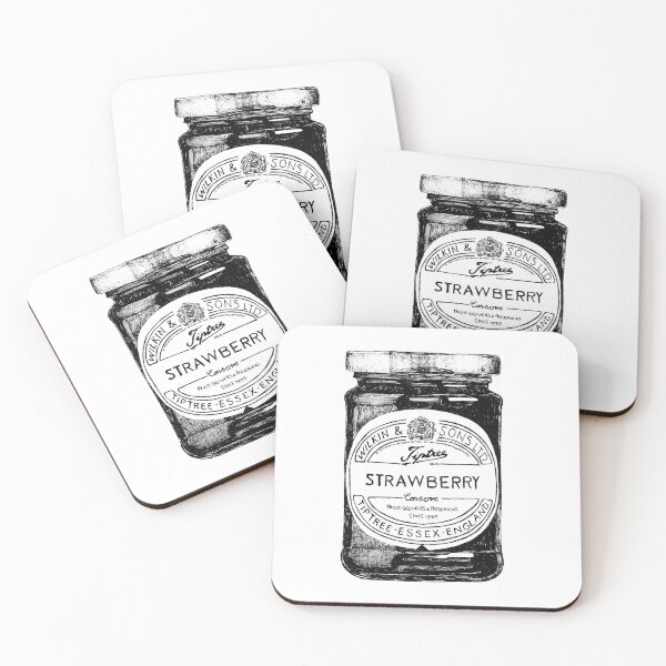 Item preview, Strawberry Jam Jar  designed and sold by InkyArtStudio.