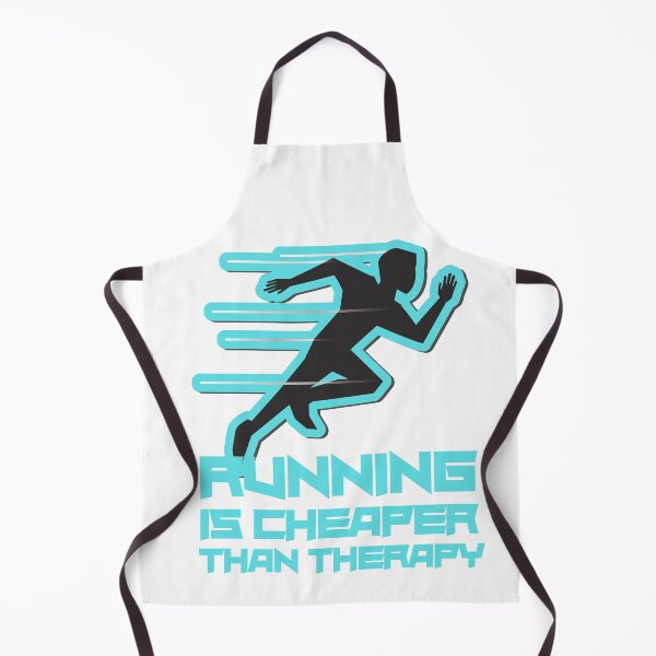 Item preview, Running Is Cheaper Than Therapy Blue designed and sold by Xrizen Designs.