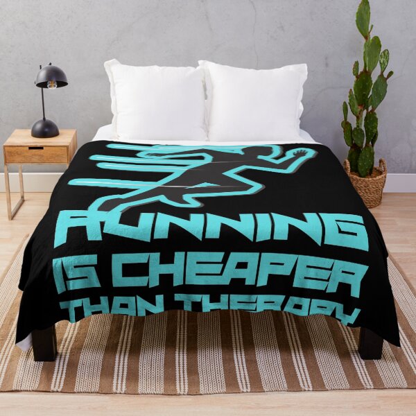 Item preview, Copy of Running Is Cheaper Than Therapy Blue designed and sold by Xrizen  Designs.