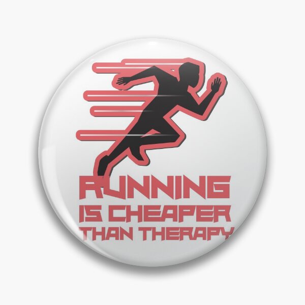 Item preview, Running Is Cheaper Than Therapy Red designed and sold by Xrizen  Designs.