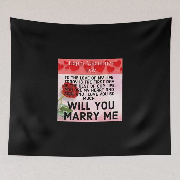 Item preview, Will You Marry Me designed and sold by MrsPeterson2021.