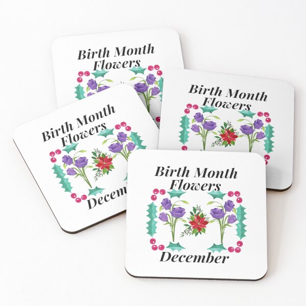Item preview, Birth Month Flowers December. designed and sold by MacjarrGems.