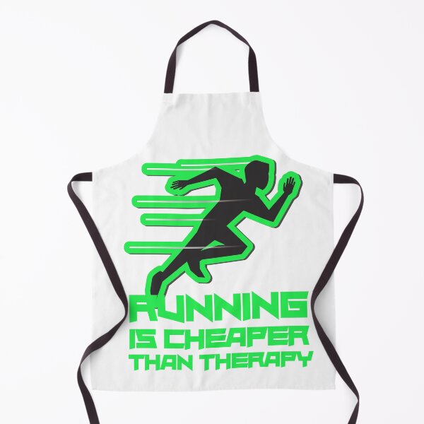 Item preview, Running Is Cheaper Than Therapy Green designed and sold by Xrizen Designs.