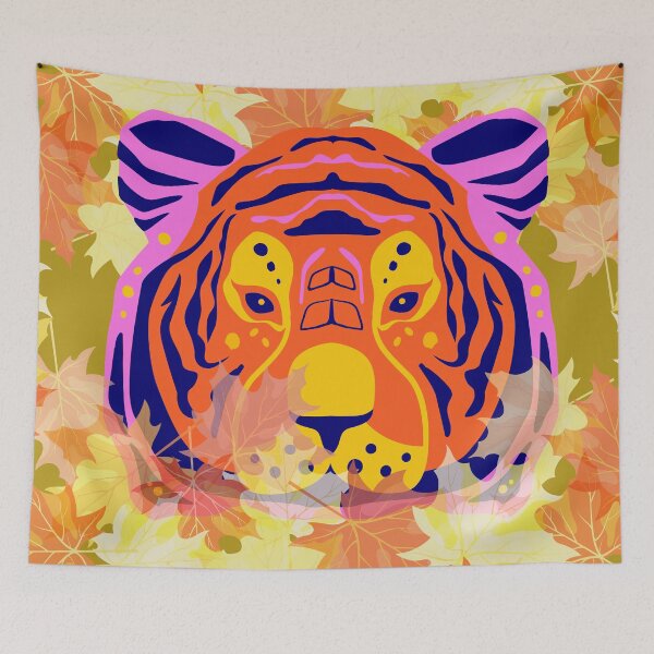 Item preview, Detailed Vibrant Tiger Head designed and sold by 1ALPHA.