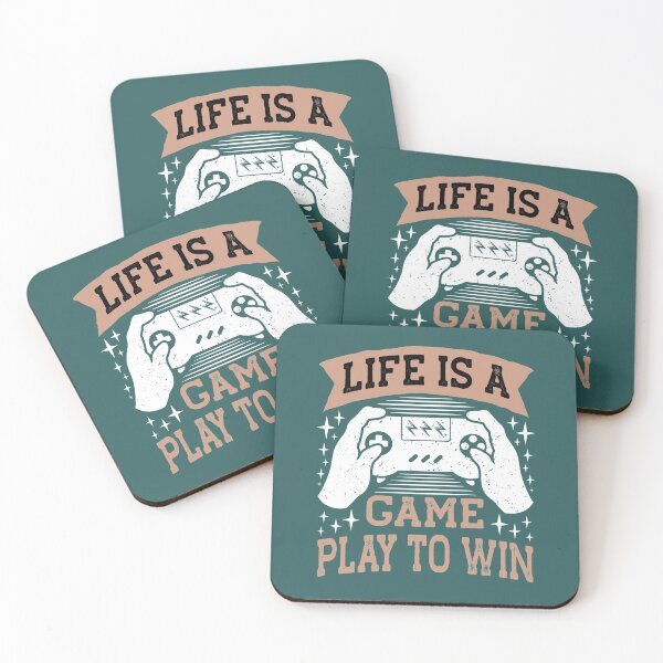 Item preview, Play life and Game to win designed and sold by Inspireaglow.