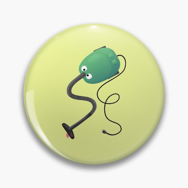 Item preview, Cute vacuum cleaner cartoon humour designed and sold by FrogFactory.