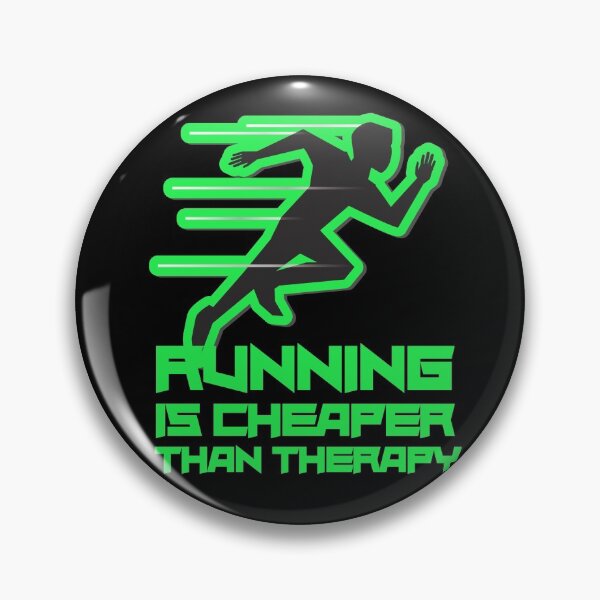 Item preview, Copy of Running Is Cheaper Than Therapy Green designed and sold by Xrizen  Designs.