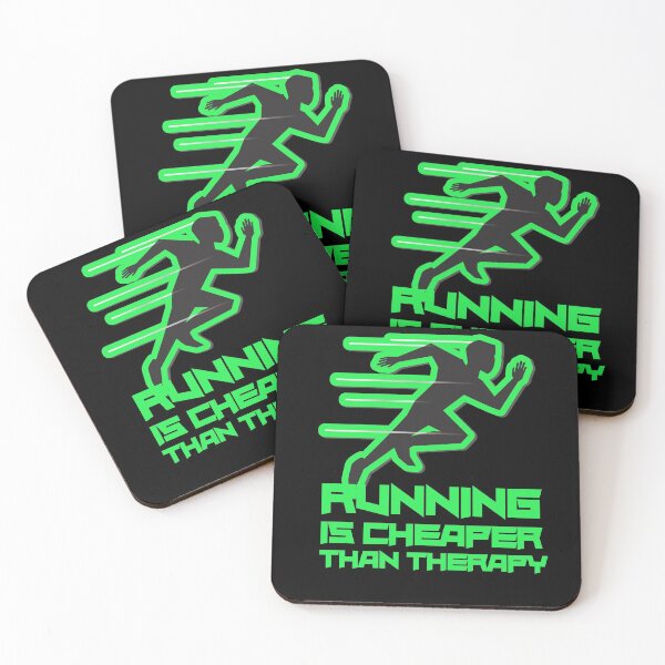 Item preview, Copy of Running Is Cheaper Than Therapy Green designed and sold by Xrizen  Designs.