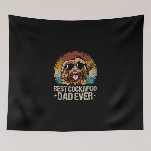 Item preview, Best Cockapoo Dad Ever Vintage Dog Lover designed and sold by MyintThan09.