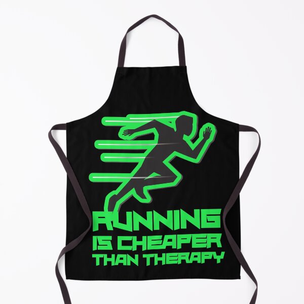 Item preview, Copy of Running Is Cheaper Than Therapy Green designed and sold by Xrizen Designs.