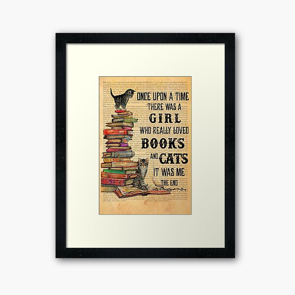 Item preview, Once Upon A Time There Was A Girl Who Really Loved Books And Cat designed and sold by Akubar.