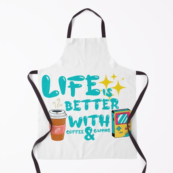 Item preview, Life Is Better With Coffee And Gaming Blue designed and sold by Xrizen  Designs.