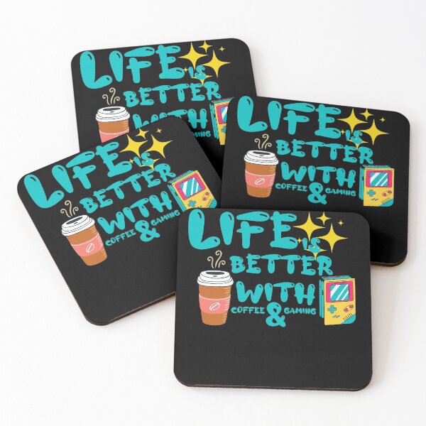 Item preview, Copy of Life Is Better With Coffee And Gaming Blue designed and sold by Xrizen  Designs.