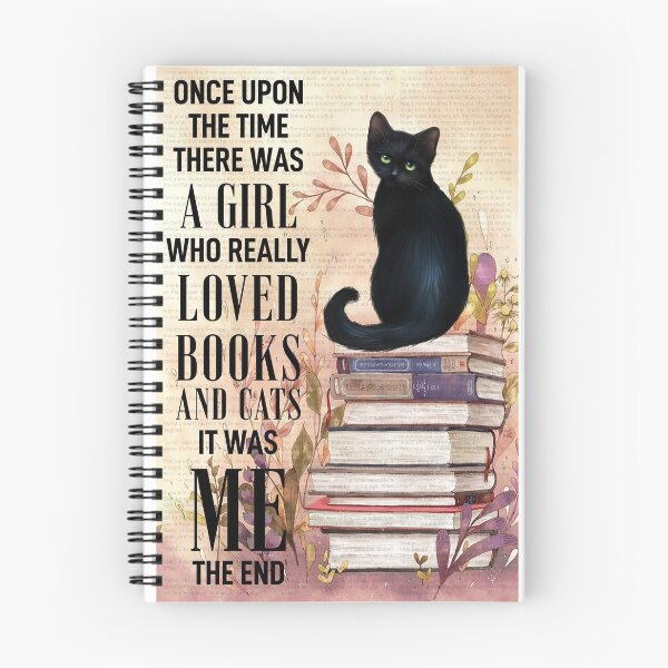 Item preview, Once Upon A Time There Was A Girl Who Really Loved Books And Cat It Was Me designed and sold by Akubar.