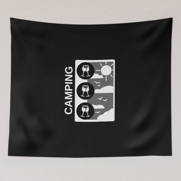 Item preview, Camping and Wine designed and sold by TeesKeeper.