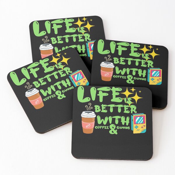 Item preview, Copy of Life Is Better With Coffee And Gaming Green designed and sold by Xrizen  Designs.