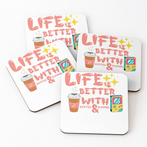 Item preview, Life Is Better With Coffee And Gaming Red designed and sold by Xrizen  Designs.
