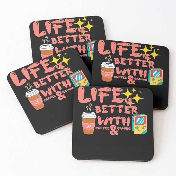 Item preview, Copy of Life Is Better With Coffee And Gaming Red designed and sold by Xrizen  Designs.