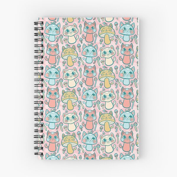 Artikelvorschau, Meowshrooms in Pink entworfen und verkauft von PinkOwlet.