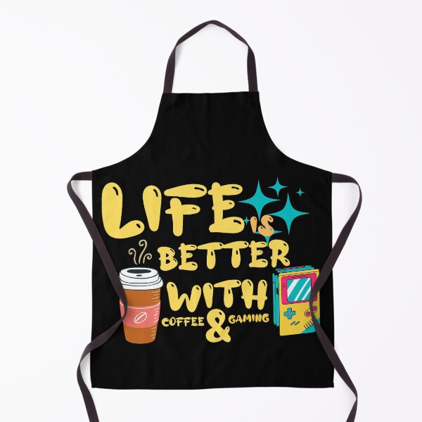Item preview, Copy of Life Is Better With Coffee And Gaming Yellow designed and sold by Xrizen  Designs.