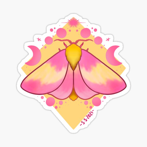 Item preview, Rosy Maple Moth designed and sold by skymaree.