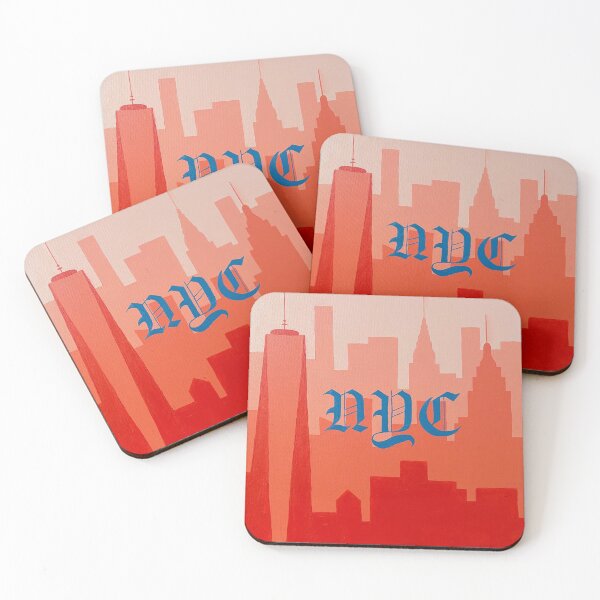 Item preview, New York City Painted Graphic Skyline designed and sold by zenything.