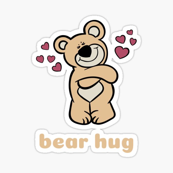 Bear Hug Sticker