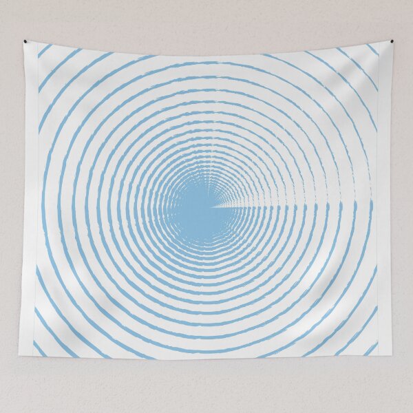 Item preview, Coloured light blue circle pattern designed and sold by myseptember18th.