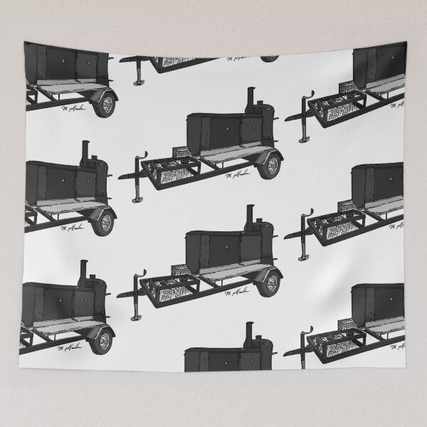 Item preview, Shirley Smoker Trailer Model designed and sold by Michael Garber.