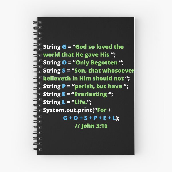 Item preview, G + O + S + P + E + L (Juan 3:16) designed and sold by ChristianCoding.