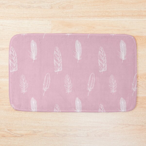 Item preview, Dusty pink feather pattern aesthetic  designed and sold by TheWaterBirds.