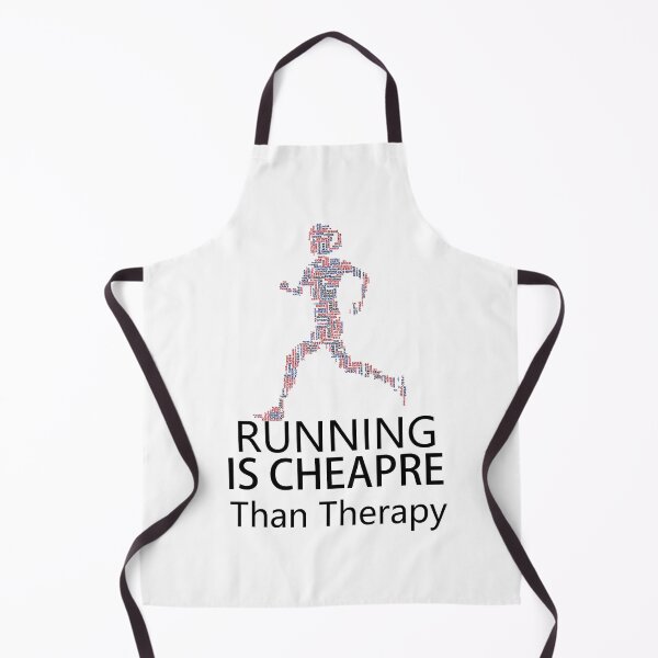 Item preview, Running is Cheaper than Therapy designed and sold by LisaZM.