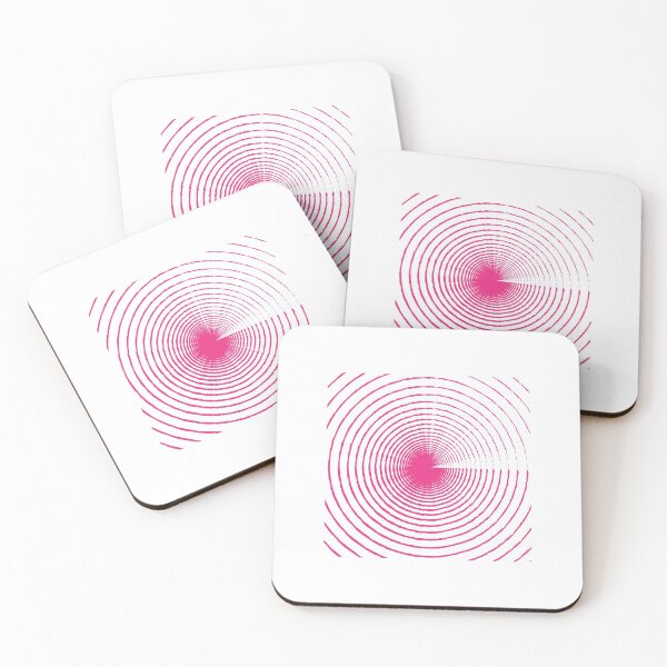 Item preview, Coloured pink circle pattern designed and sold by myseptember18th.