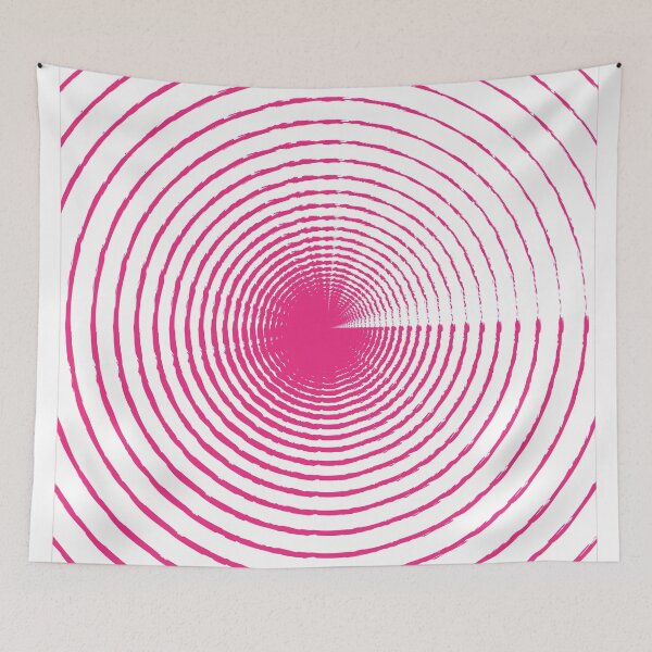 Item preview, Coloured pink circle pattern designed and sold by myseptember18th.