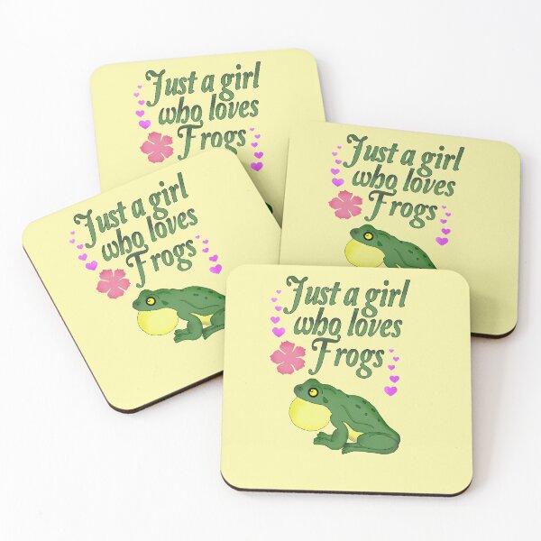 Item preview, Just a girl who loves Frogs designed and sold by Crystalsgraphix.