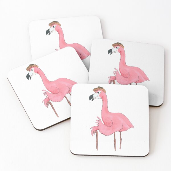 Artikelvorschau, rosa Flamingo entworfen und verkauft von crispylingua.