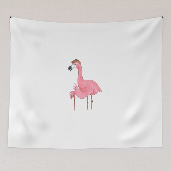 Artikelvorschau, rosa Flamingo entworfen und verkauft von crispylingua.