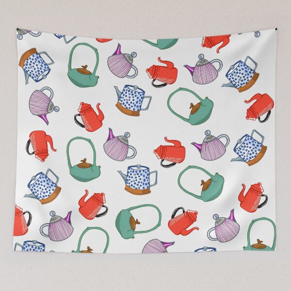 Item preview, Teapot Medley designed and sold by emcrawfordart.