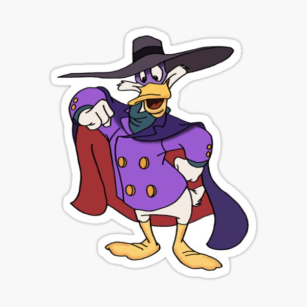 "Darkwing Duck" Sticker for Sale by kayelere | Redbubble