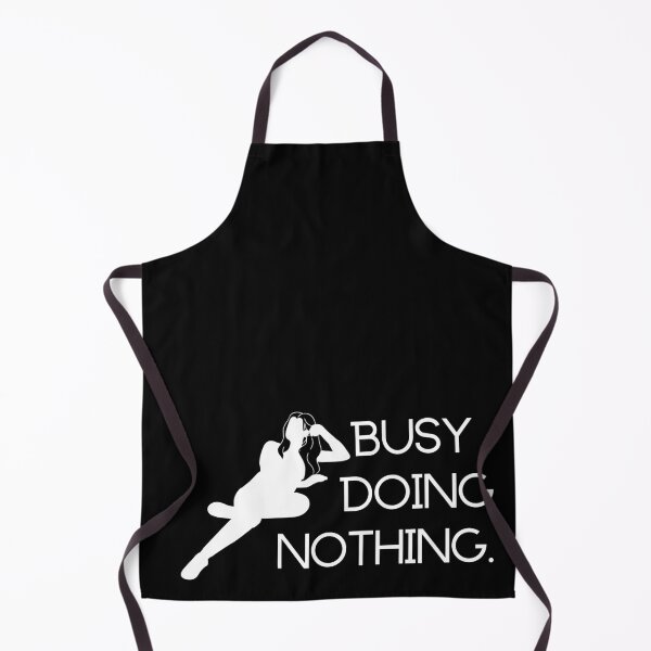 Item preview, Busy Doing Nothing Stark Black and White designed and sold by Simpli-fy.